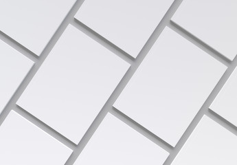 Poster - Magazine Covers Pattern on gray Background Mockup