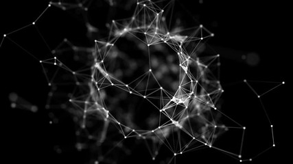 Poster - A stylized rendering of the earth conveying the modern digital age and its emphasis on global connectivity among people.