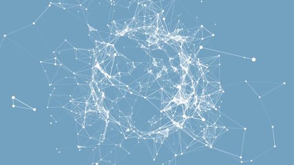 Poster - Global communications through the global network of connections. Modern technology background for broadcast.