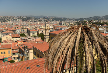 Canvas Print -  Cityscape of Nice, France. Panorama of the Nice.