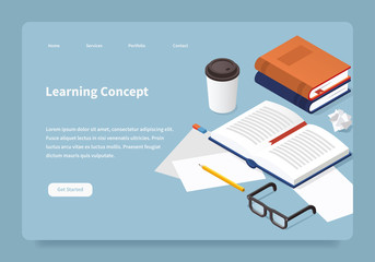 Learning Concept Landing Page