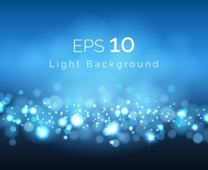 Wall Mural - bokeh lights glow background