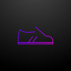 Poster - footwear nolan icon. Elements of school set. Simple icon for websites, web design, mobile app, info graphics