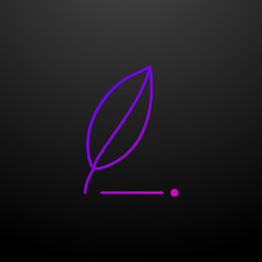 Poster - pen nolan icon. Elements of school set. Simple icon for websites, web design, mobile app, info graphics