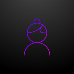 Poster - teacher nolan icon. Elements of school set. Simple icon for websites, web design, mobile app, info graphics