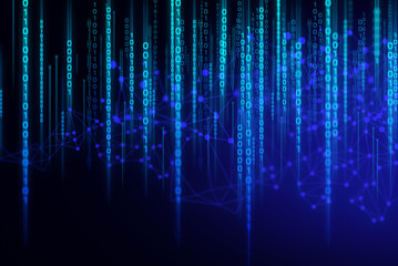 technology ai internet of thing, network background 3d illustration rendering, data deep learning, robotic science, neuron plexus futuristic, supercomputer, digital 01 code science
