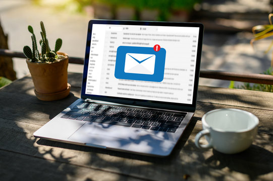 Mail Communication Connection message to mailing contacts phone Global Letters Concept