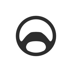 Poster - Car steering wheel icon set symbol template black color editable. simple logo vector illustration for graphic and web design.