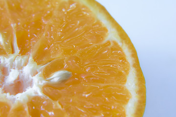 fresh orange closeup healthy