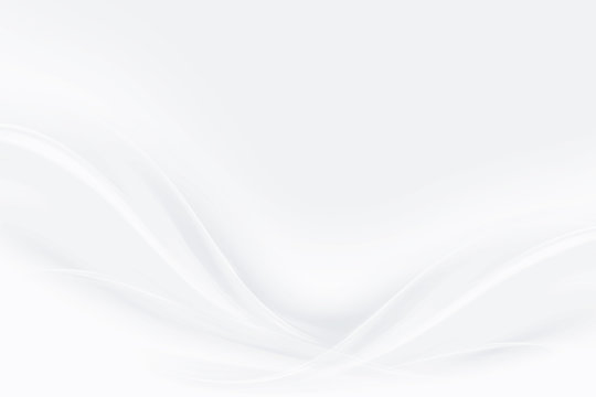White waves background. Smooth design.