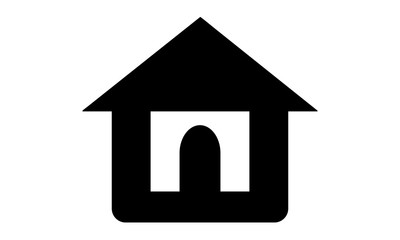 Poster - Home icon for navigation and website landing page