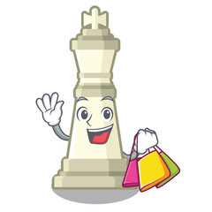 Sticker - Shopping chess king on a the mascot