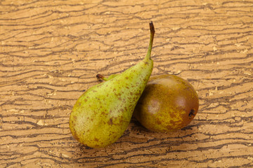 Green ripe pear