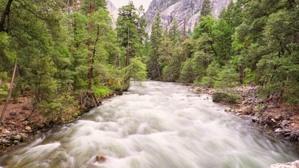 Wall Mural - River in Yosemite Valley