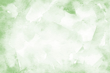 natural green background with fresh watercolor texture in trendy eco style for modern healthy food d