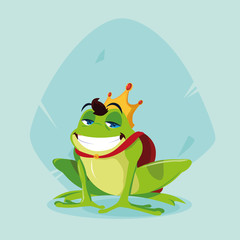 Sticker - frog prince fairytale avatar character