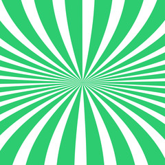 Wall Mural - sun rays background. sun rays in spiral design. sun rays green color. vector