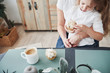 © standret - Weekend is chance to spend time together with family. Mother and daughter having good time in the kitchen