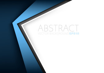 Poster - Blue abstract background with space for your text
