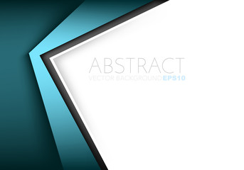 Poster - Green vector abstract background with space for your text
