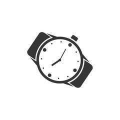 Aufkleber - Wristwatch icon symbol template black color editable. simple logo vector illustration for graphic and web design.