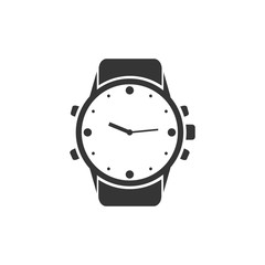 Poster - Wristwatch icon symbol template black color editable. simple logo vector illustration for graphic and web design.