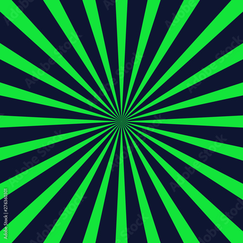 Burst Pop art vector background on green and ultraviolet