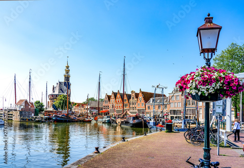 Cuadros en Lienzo Historischer Hafen Hoorn, Holland