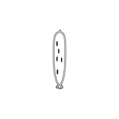 Aufkleber - Cucumber colored icon. Element of fruit for mobile concept and web apps icon. Outline, thin line icon for website design and development, app development