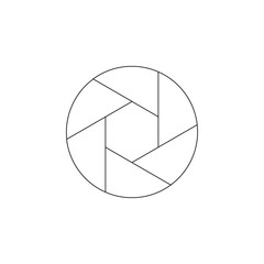 Aufkleber - aperture illustration icon. optometry icons universal set for web and mobile