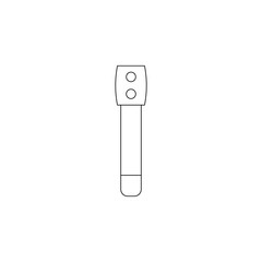 Aufkleber - ophthalmoscope illustration icon. optometry icons universal set for web and mobile