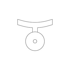 Aufkleber - frontal reflex illustration icon. optometry icons universal set for web and mobile