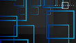 © artnoy - Vector Modern Abstract Squares Backgrounds . with a black green gradient. eps 10 template