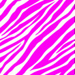 Wild neon zebra seamless print. Vector. Easy to change color