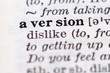 Definition of word aversion