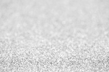 Gray Sparkle Glitter For Christmas Background