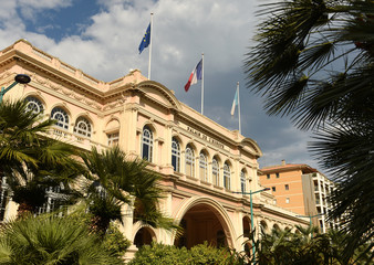 Sticker - Palais de l’Europe in Menton,(theater and concert  hall in Menton) France