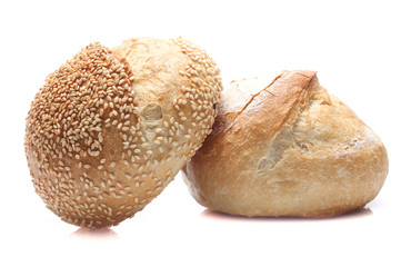 breads isolated on a white background