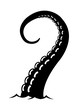 Tentacles of Kraken (Giant Octopus / Squid ) flat illustration
