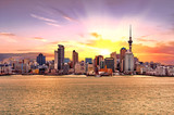 Fototapeta Mapy - Auckland skyline