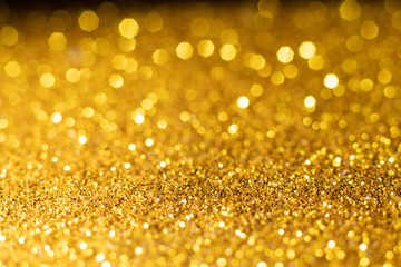 gold sparkle glitter abstract bokeh background Christmas
