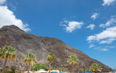 Teresitas beach, near Santa Cruz on Tenerife, Canary Islands, Spain.