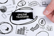 © Egor - Business, technology, internet and networking concept. Young entrepreneur showing keyword: Online training