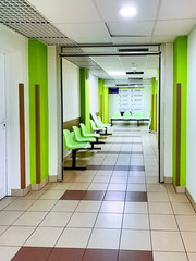  Corridor in waiting room at old hospital
