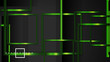 © artnoy - Vector Modern Abstract Squares Backgrounds . with a black and green metal color gradient. eps 10 template