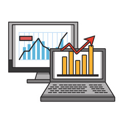 Sticker - Online stock market investment symbols