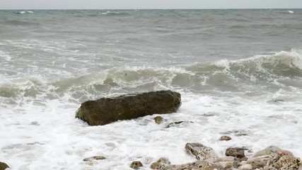 Wall Mural - waves on the beach