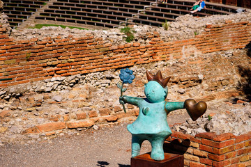 Poster - Statue in Teatro Greco