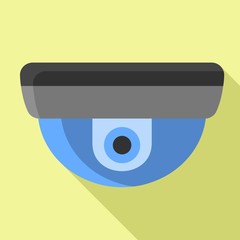 Poster - Indoor security camera icon. Flat illustration of indoor security camera vector icon for web design