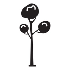 Poster - Park tree icon. Simple illustration of park tree vector icon for web design isolated on white background